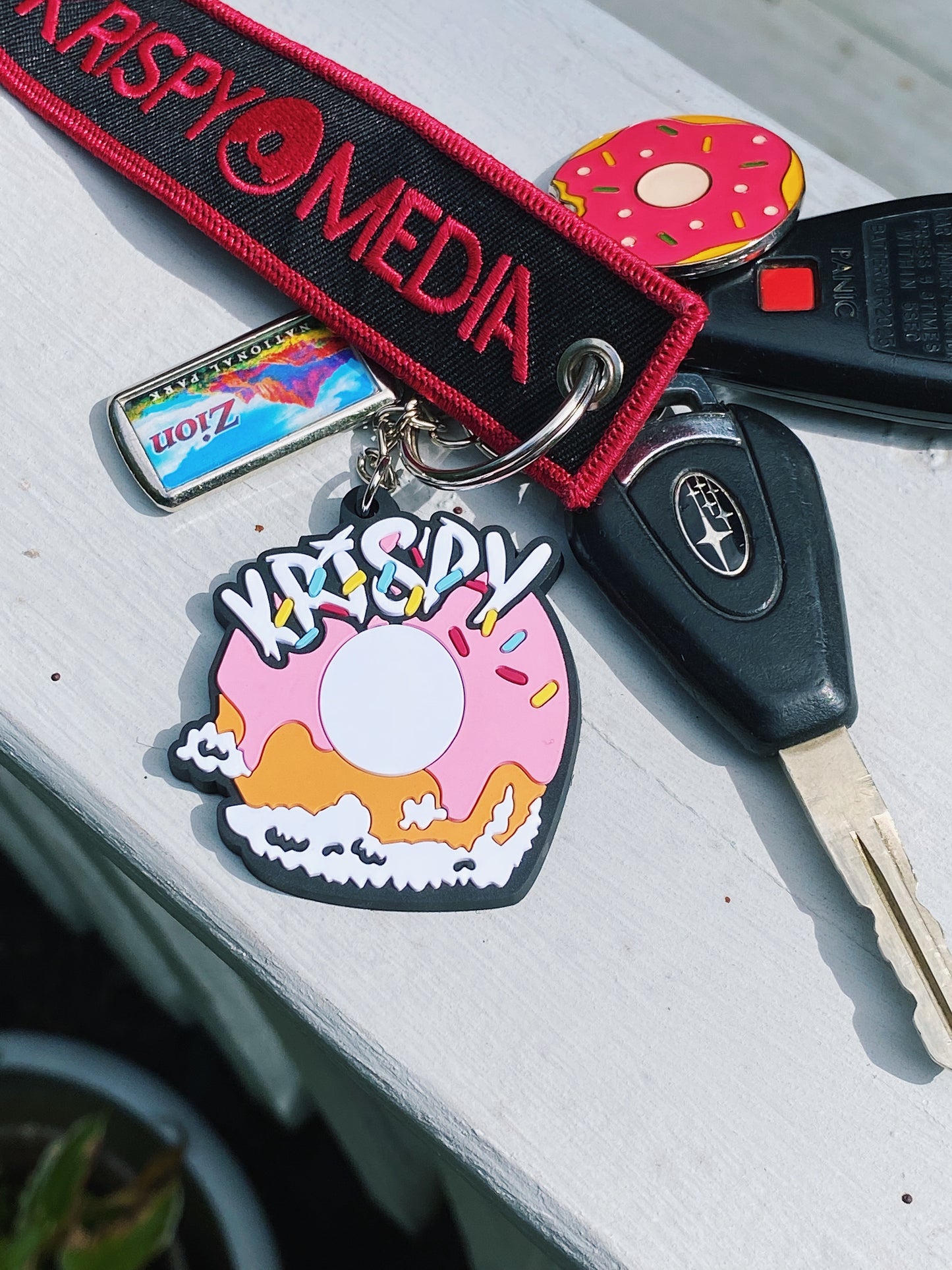 Rubber Keychain