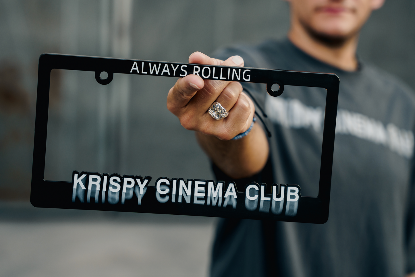 Krispy License Plate Frame