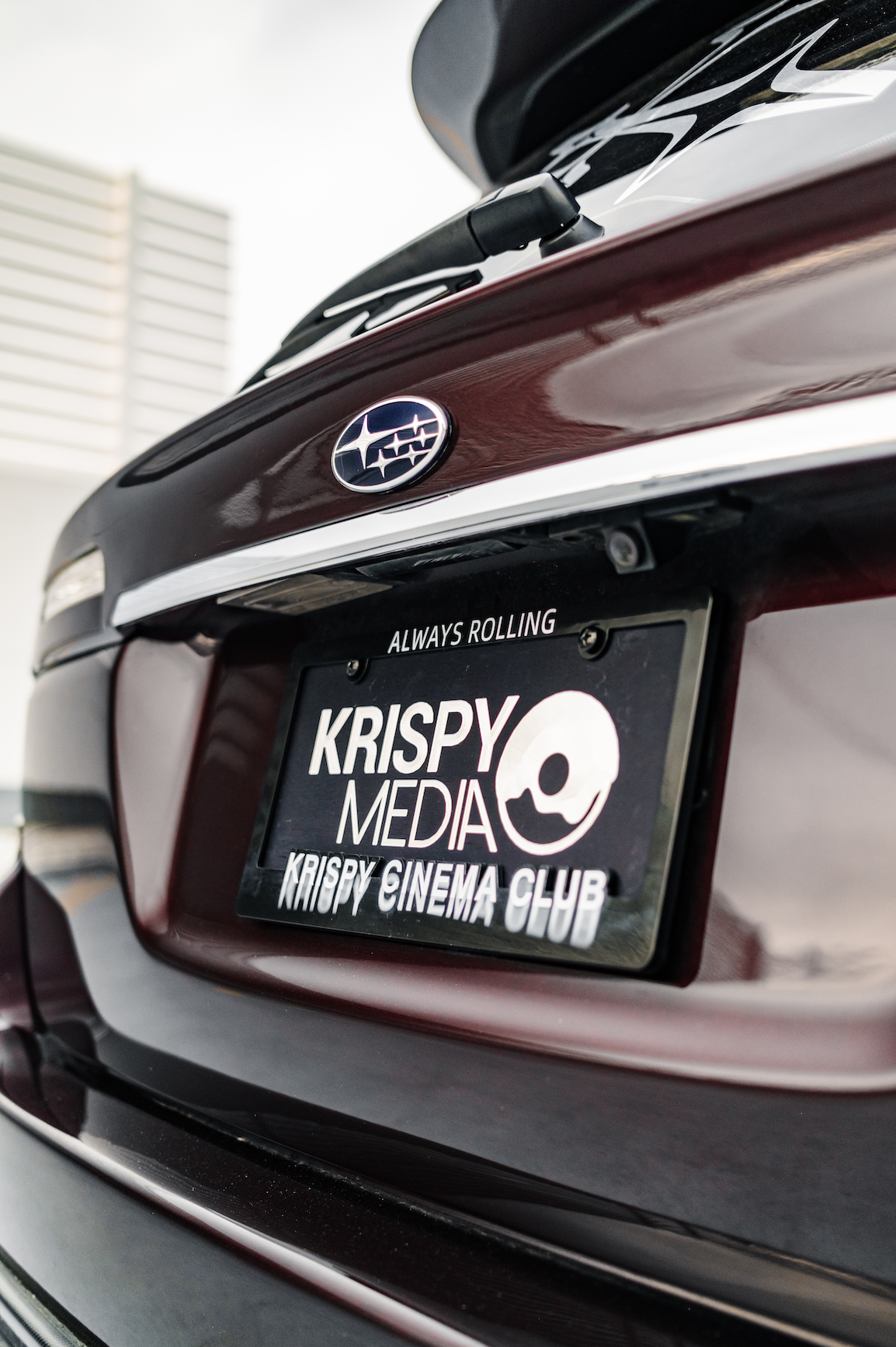 Krispy License Plate Frame
